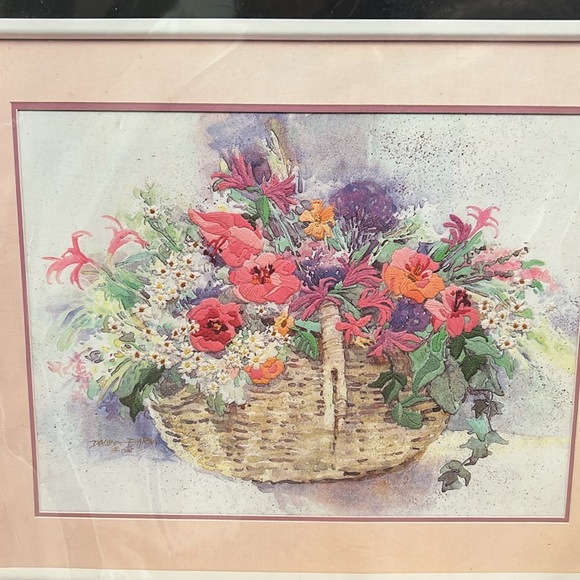 Dimensions ‘Spring Flower Basket’ Crewel Kit. - Picture 2 of 4